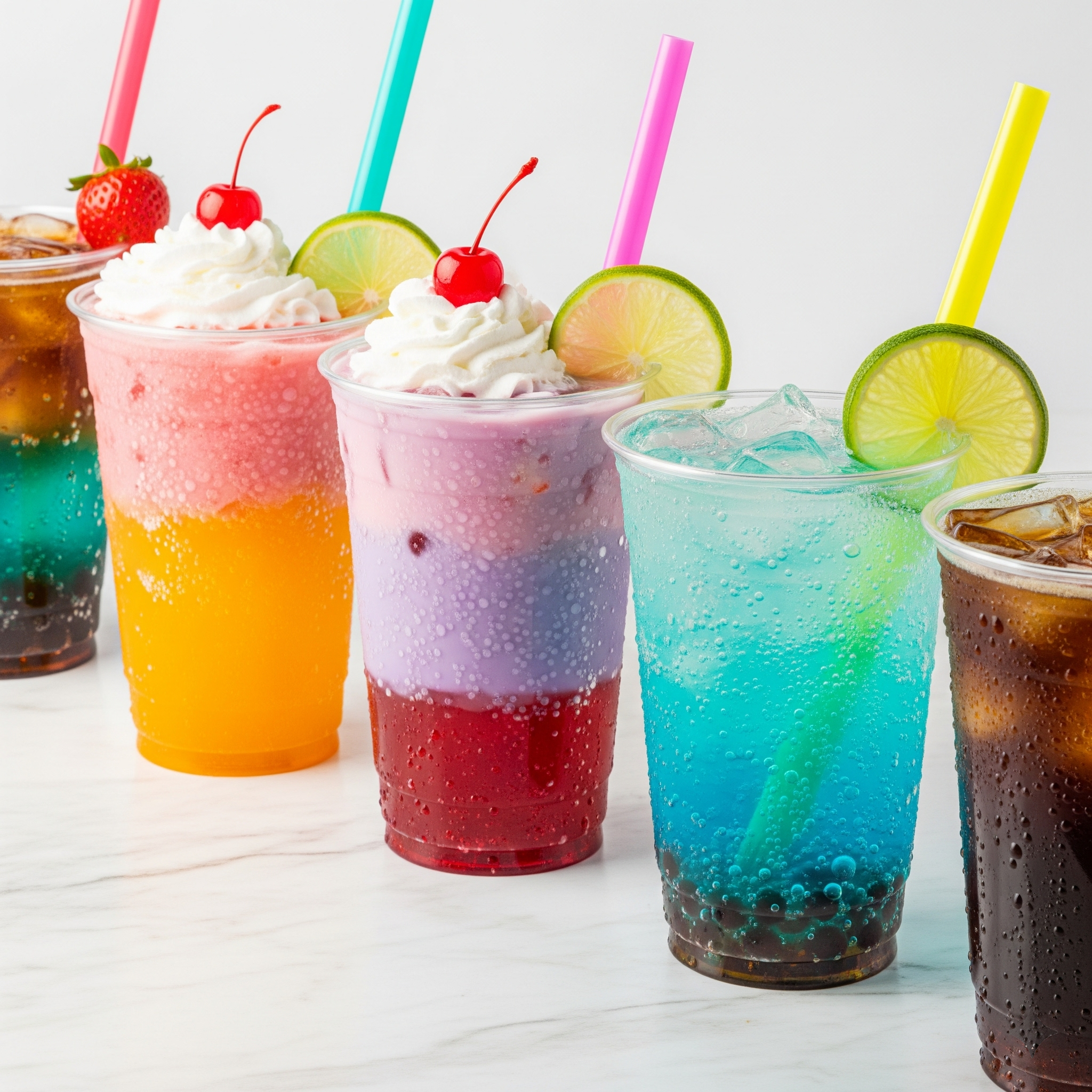 Salt & Fizz colorful drinks